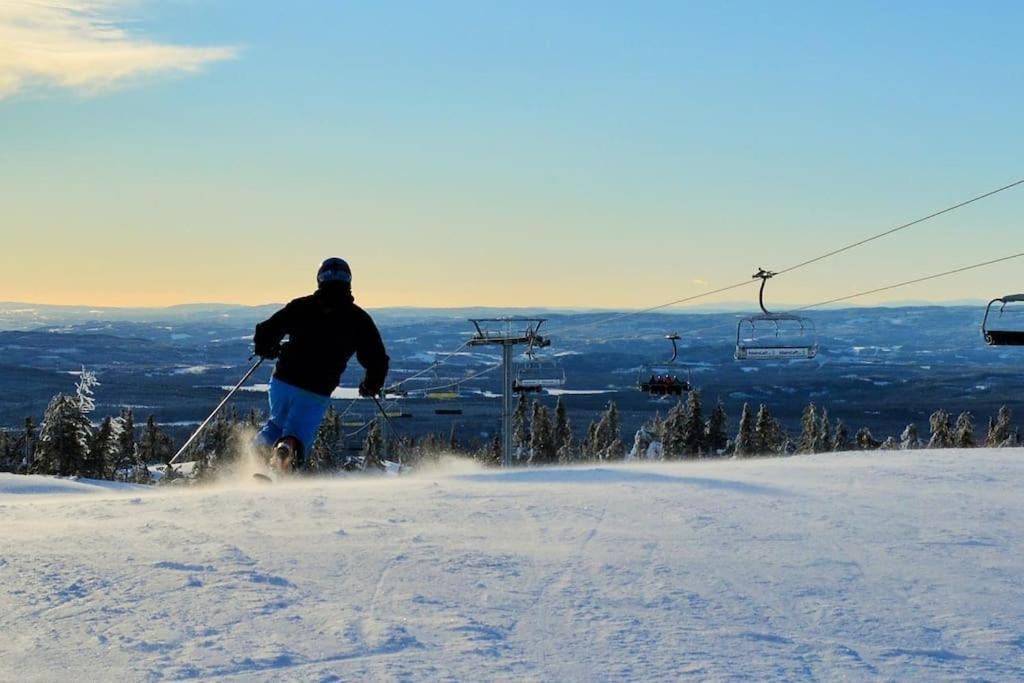 Beautiful Penthouse With Panoramic View At Sjusjoen Apartment Luaran gambar