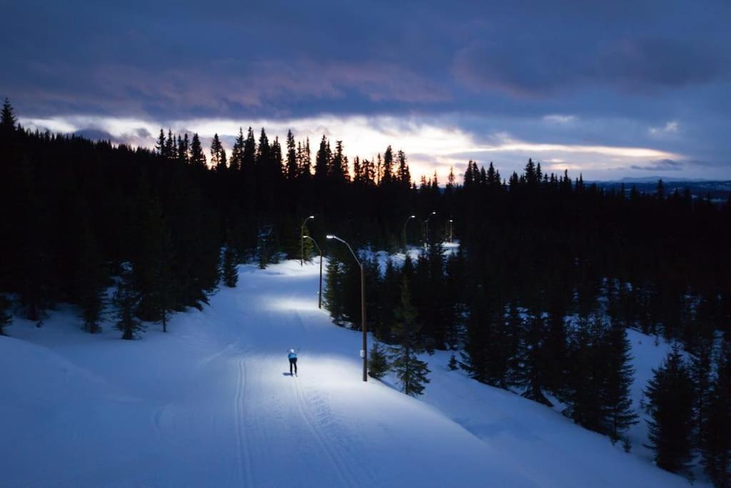Beautiful Penthouse With Panoramic View At Sjusjoen Apartment Luaran gambar