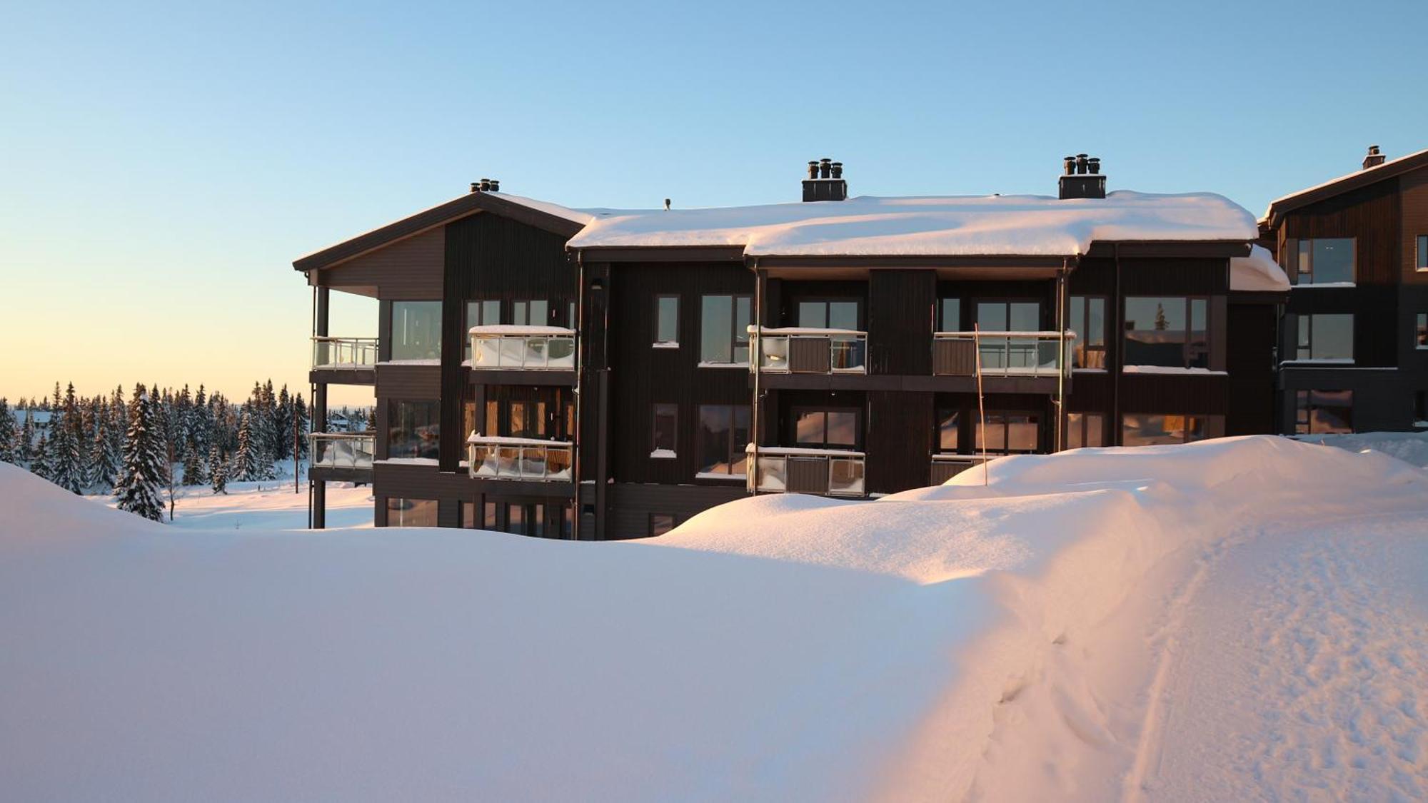 Beautiful Penthouse With Panoramic View At Sjusjoen Apartment Luaran gambar